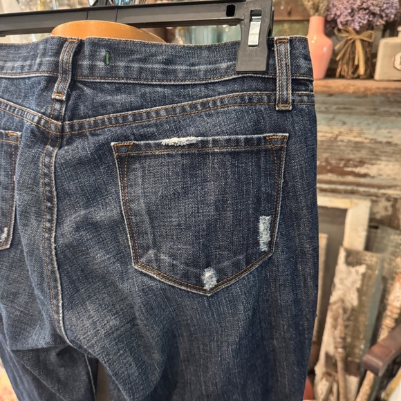 J BRAND BELL BOTTOM LONG JEANS | WIDE LEG FLARE | DARK WASH | HEAVY WEIGHT DENIM - Picture 8 of 12